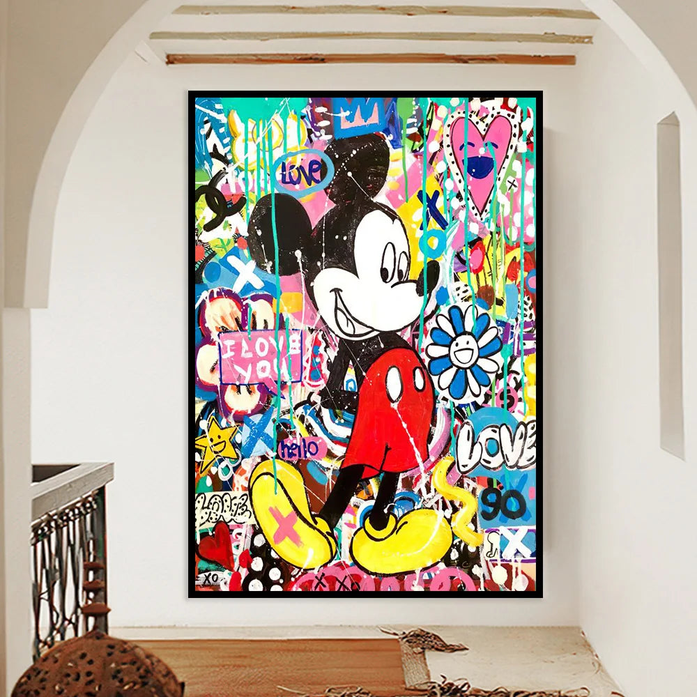 Topolino in Graffiti: L'Arte Urban che Incontra la Magia Disney