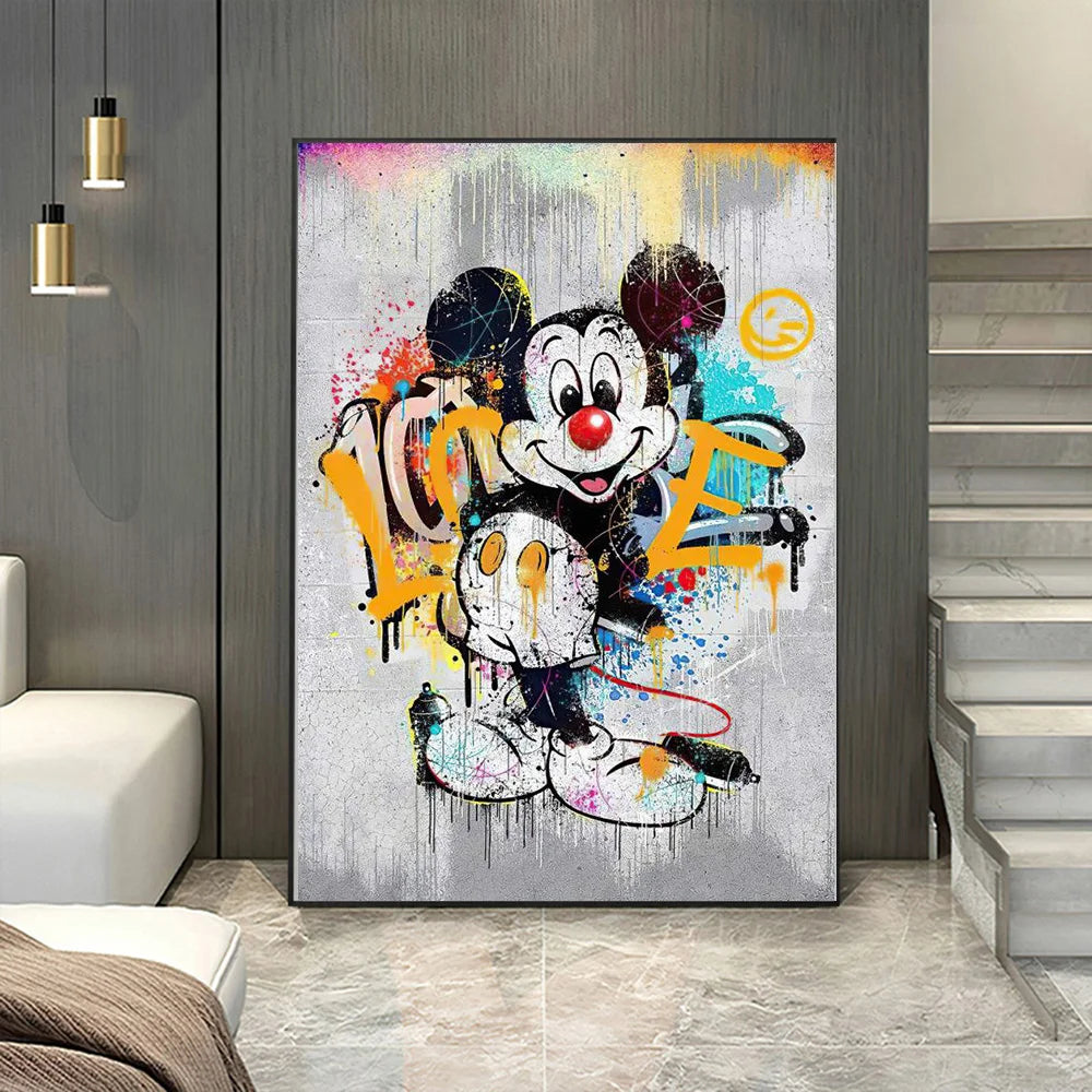 Topolino in Graffiti: L'Arte Urban che Incontra la Magia Disney